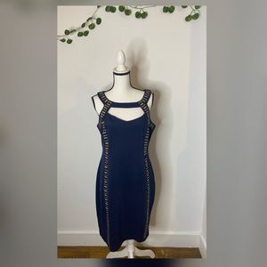 Thalia Soda Women's Navy Blue Dress size 14